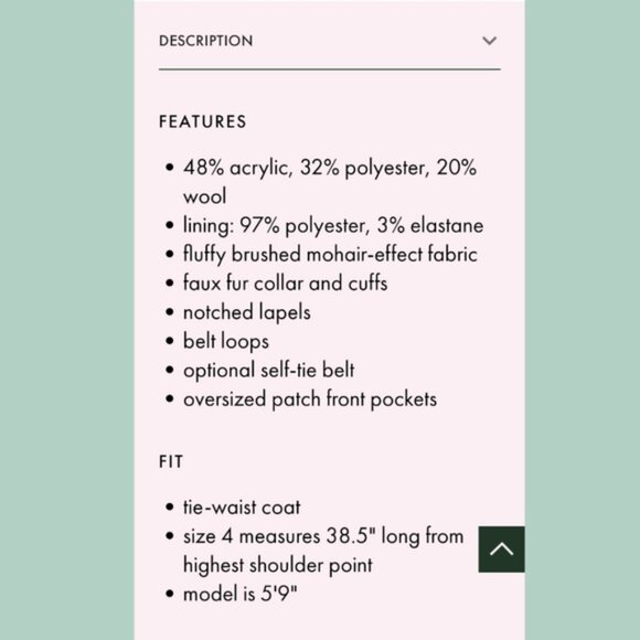 Kate Spade Fur Trim Wrap Coat - Picture 10 of 10